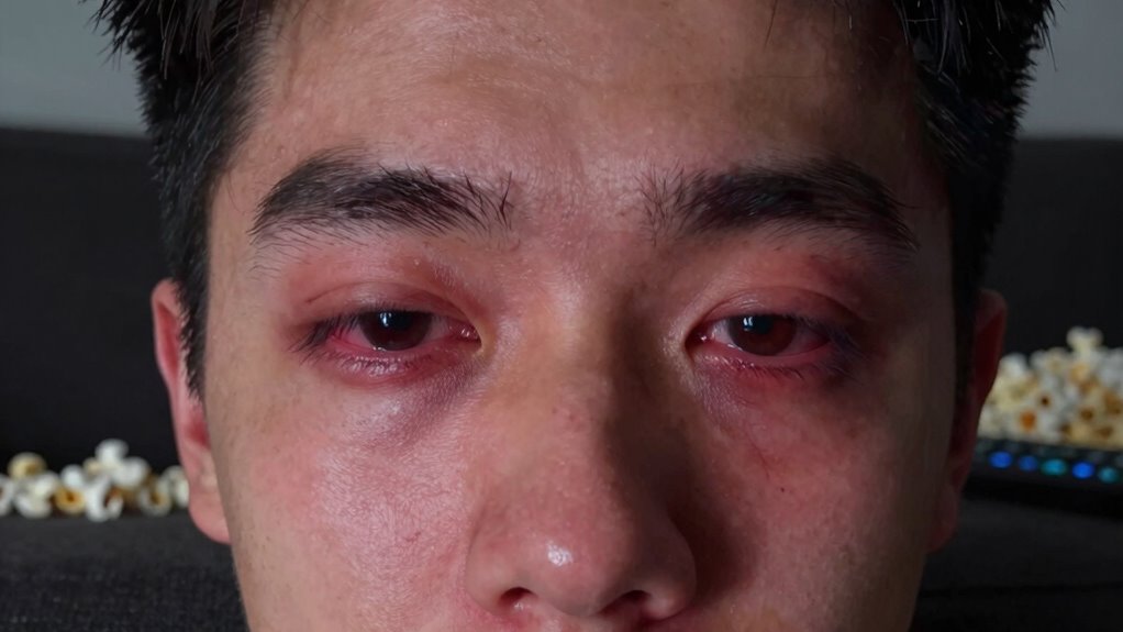 eye strain from screen use