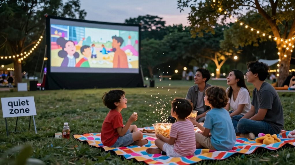 family friendly outdoor movies