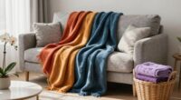 fresh throw blanket care