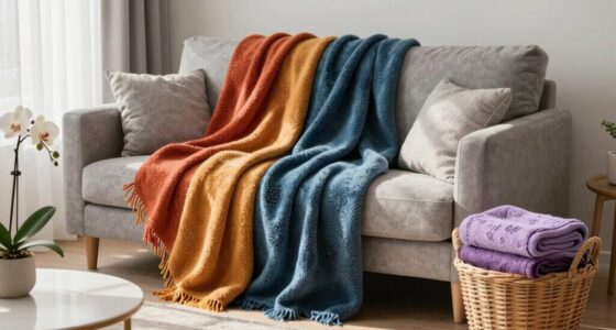 fresh throw blanket care