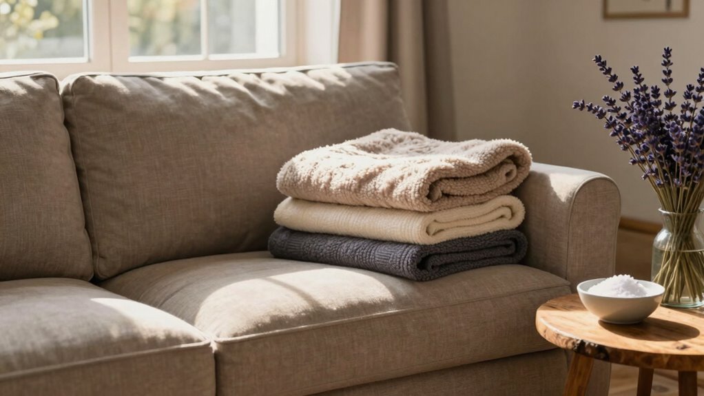 freshen blankets without washing