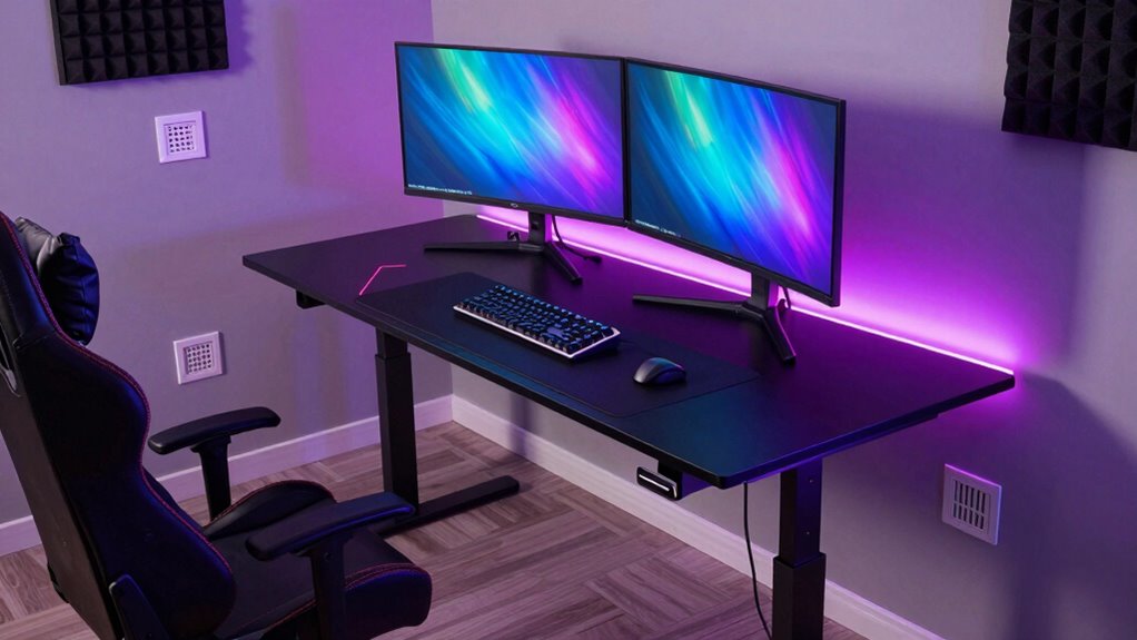 gaming desk adjustment factors