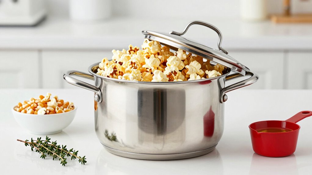 gather ingredients for popcorn