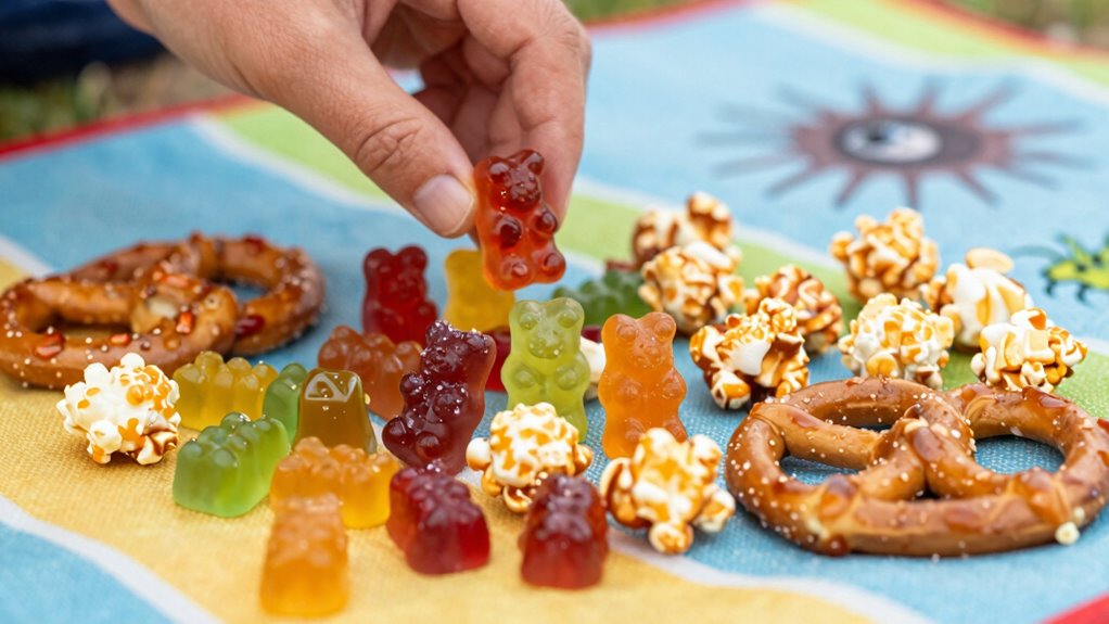 germ hotspots in sticky snacks