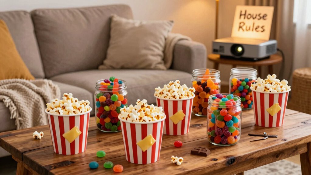 gourmet popcorn and candy