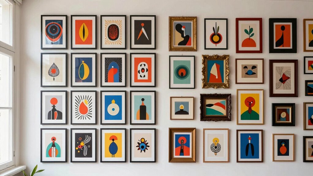 grid or gallery arrangement