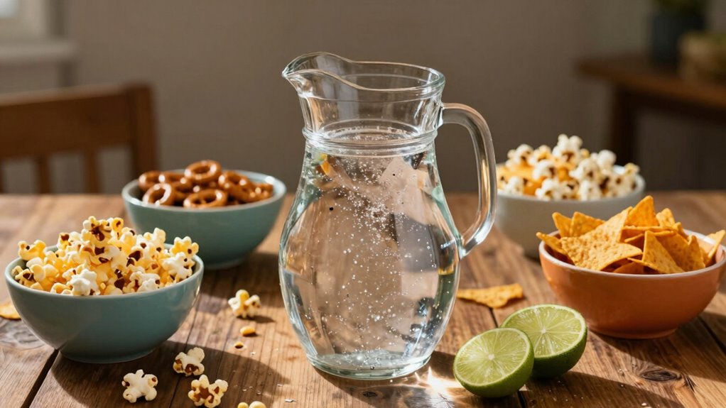 hydrate mindfully while snacking