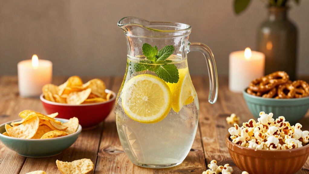 hydration balances salty snacks