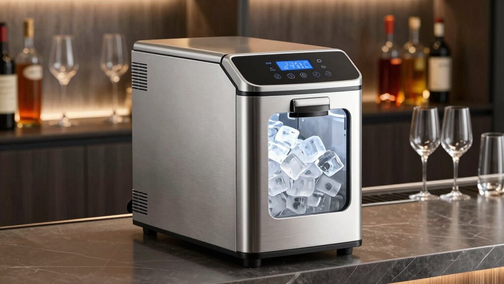 ice maker features and maintenance