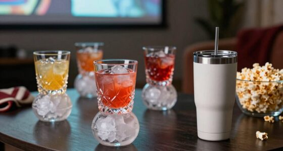 ice retention techniques for beverages