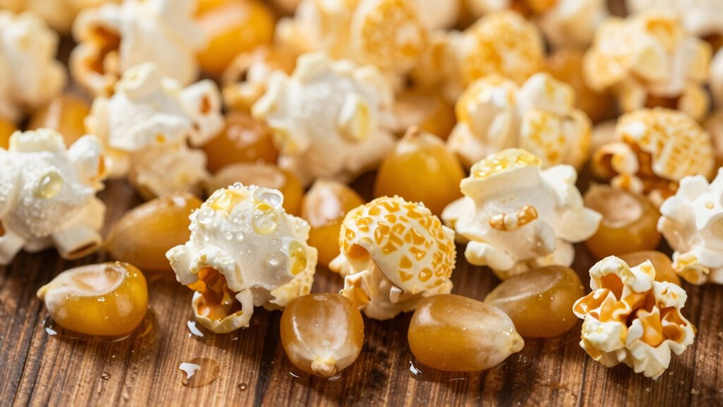 ideal moisture ensures popping