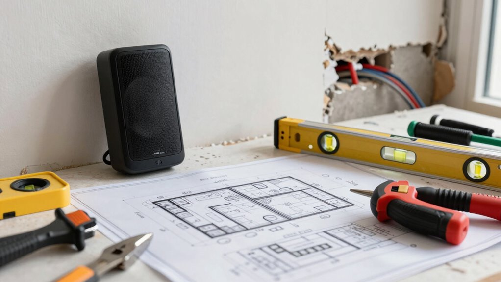 in wall speaker installation tips