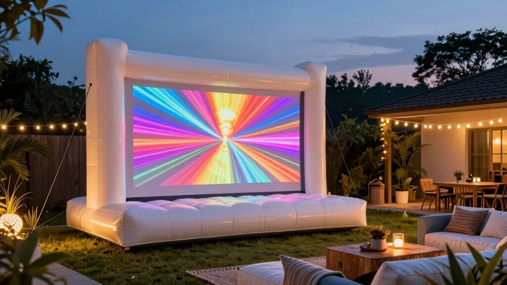 inflatable screen selection tips