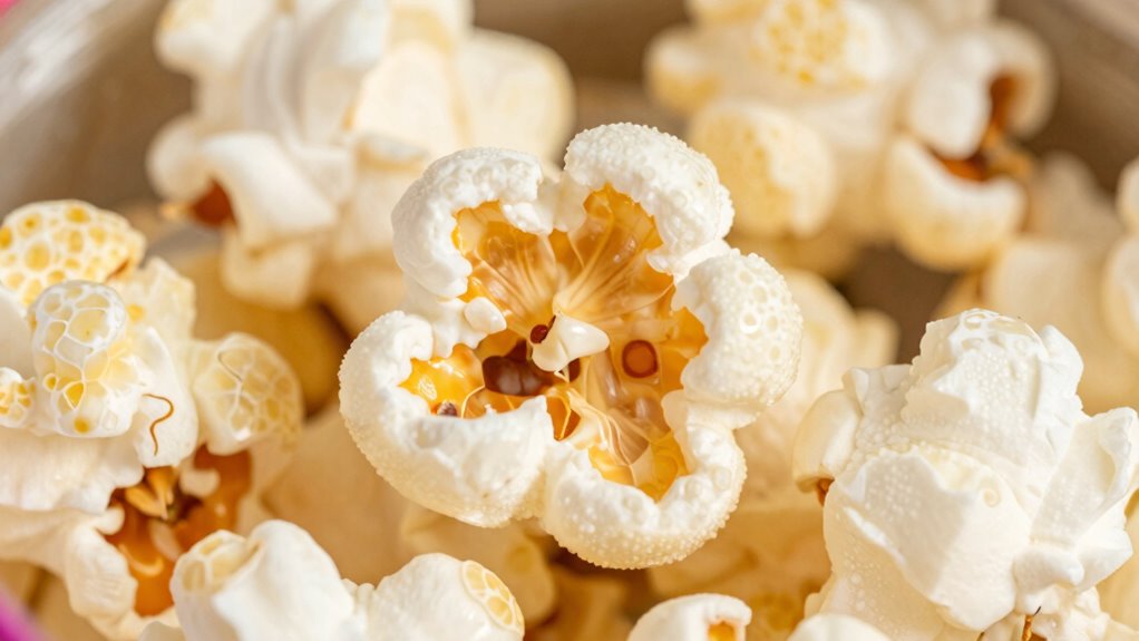 insufficient moisture prevents popping