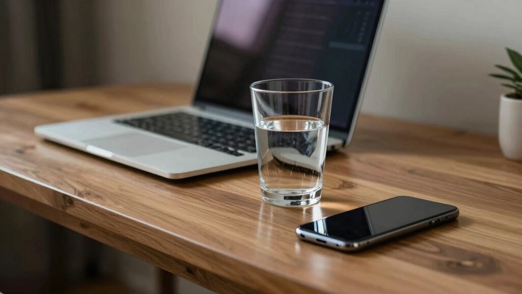 keep drinks away from electronics