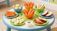 kid friendly snack station