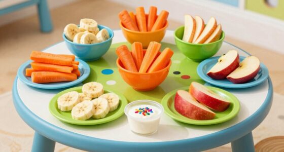 kid friendly snack station