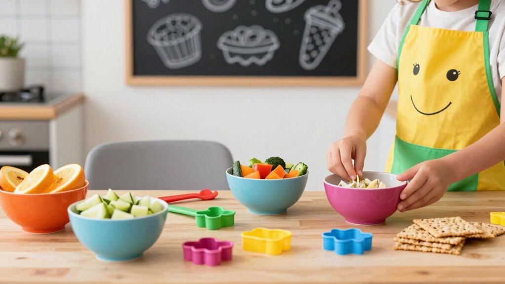 kids cooking snack skills