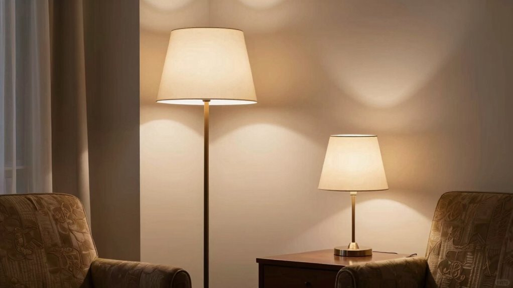 lamp placement enhances photography