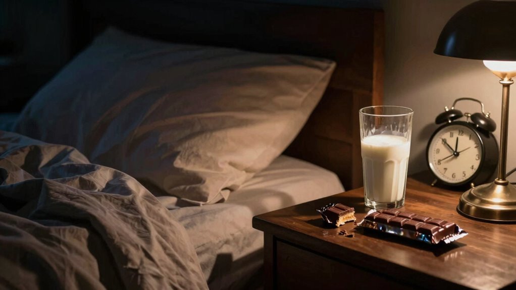 late night snacks disrupt sleep