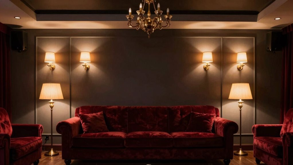 layered lighting for ambiance
