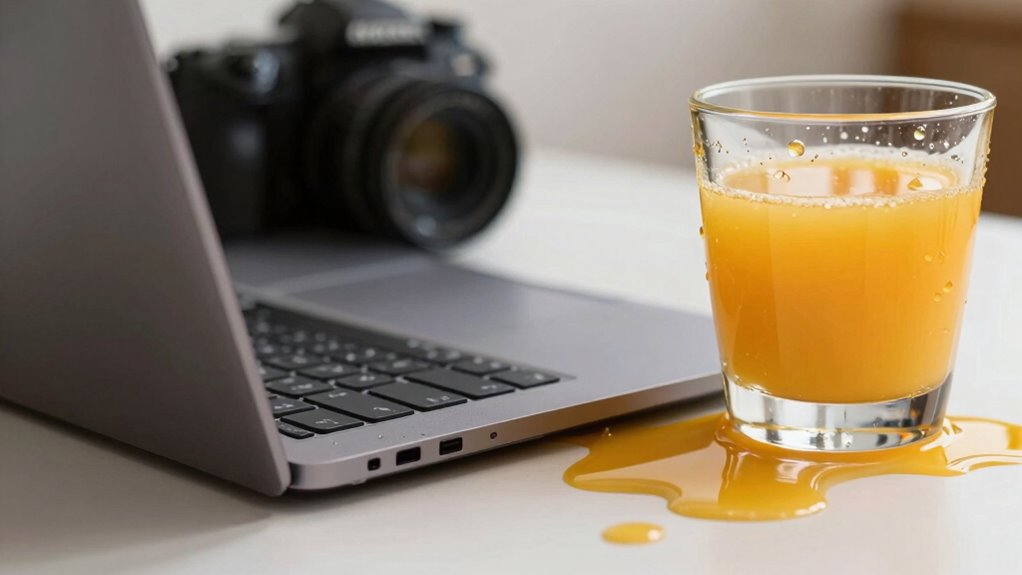 liquid damage causes corrosion