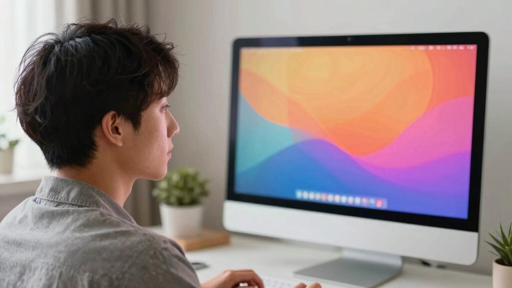 maintain proper viewing distance