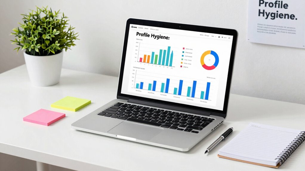 maintain updated online profiles