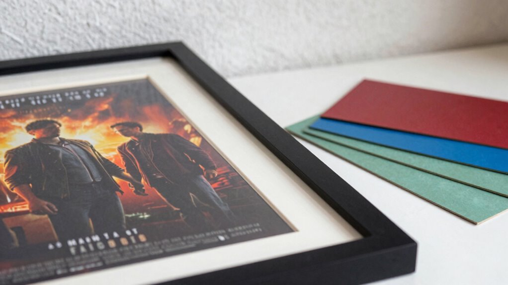 matting enhances poster presentation