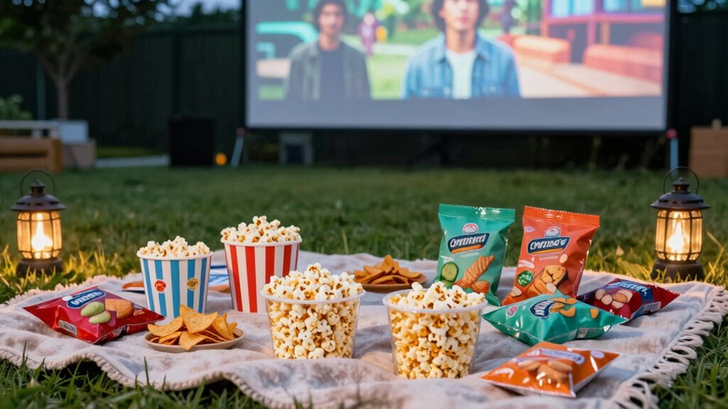 mess free outdoor snacks