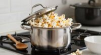 mess free popcorn preparation