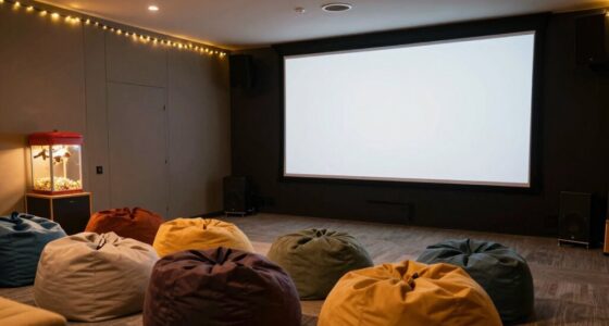 mini theater room transformation