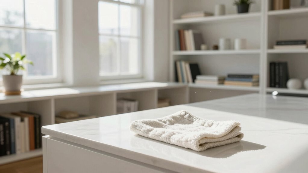 minimize dust through decluttering