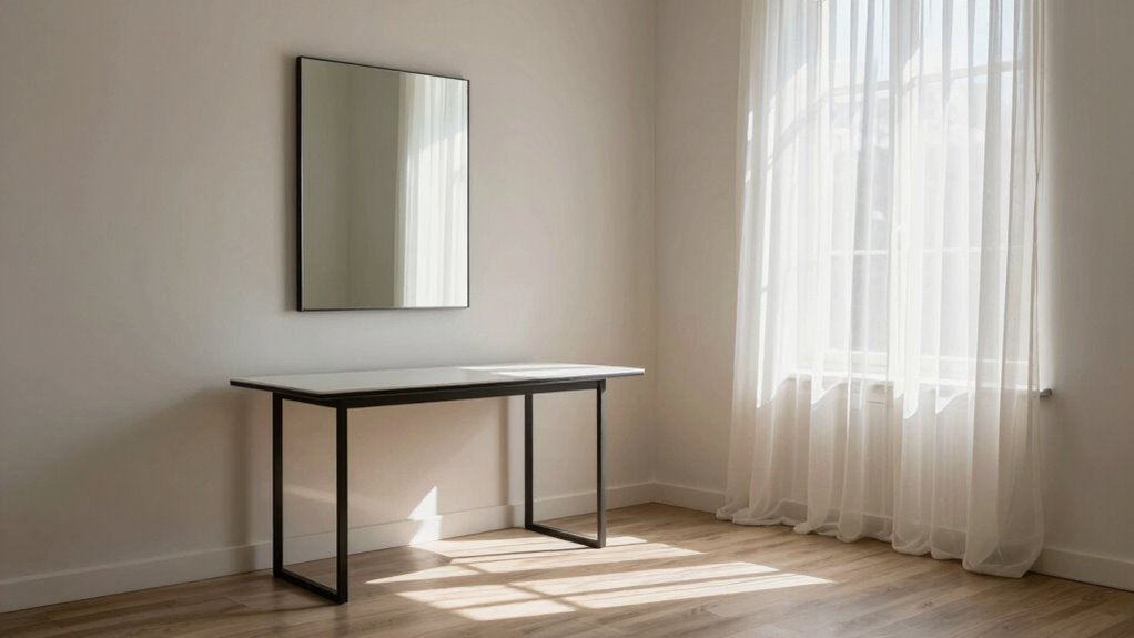 mirror placement reduces glare