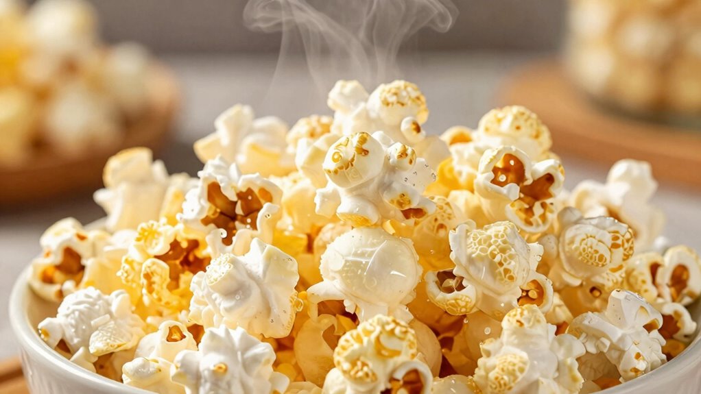 moisture kernel popping temperature