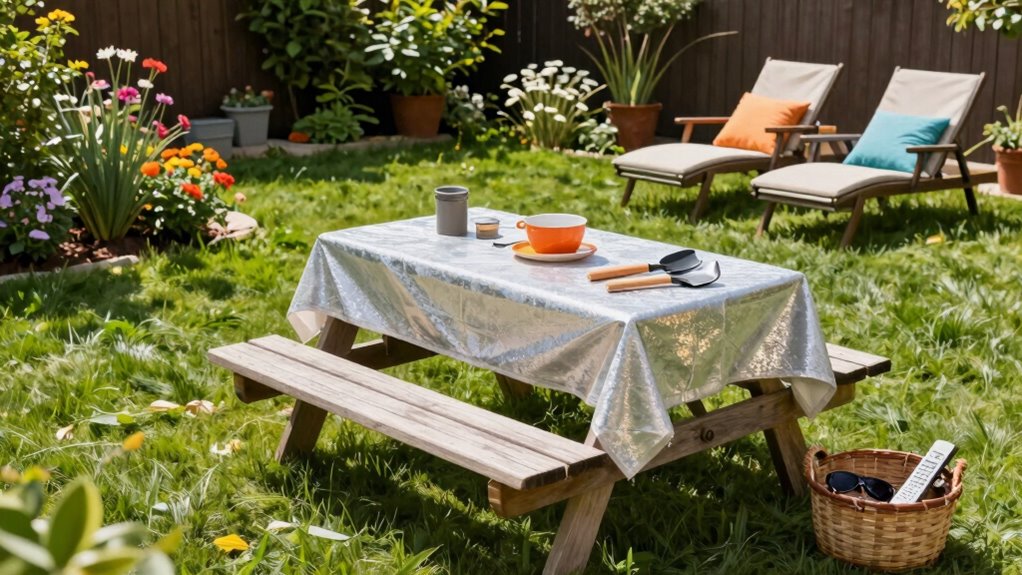 monthly outdoor tidying routine