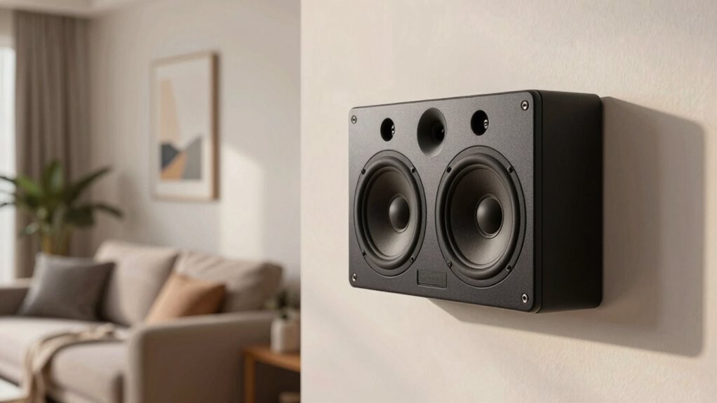 mount surround speakers securely