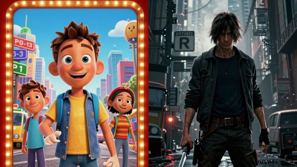 movie rating distinctions explained