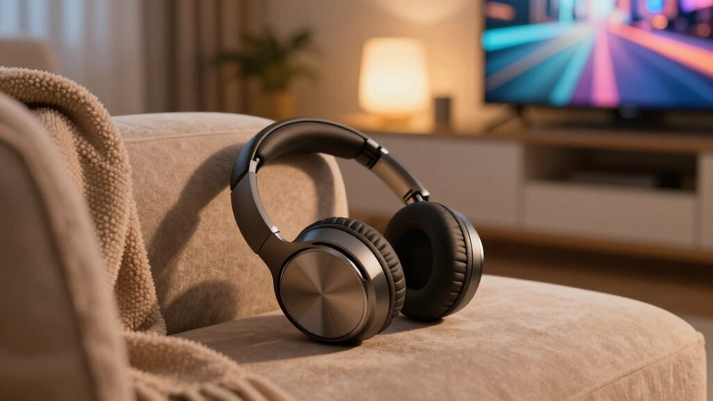 open ear headphones for tv
