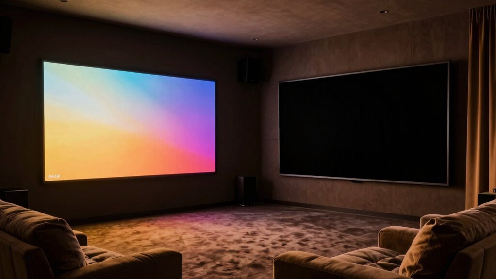 optimal lighting enhances display