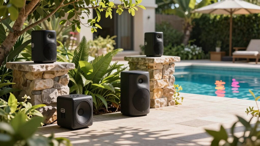 optimal outdoor speaker placement