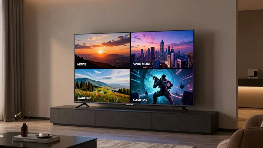 optimal picture mode selection