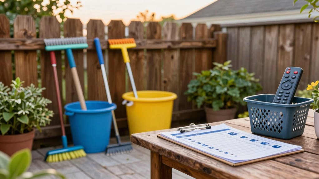 organize outdoor space effectively
