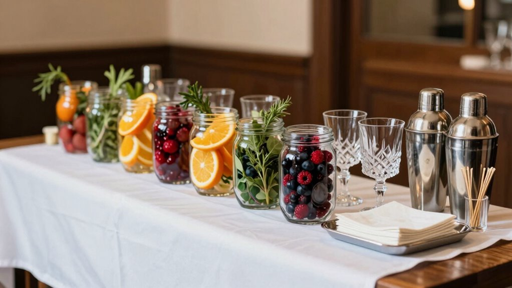 organized garnish presentation tips