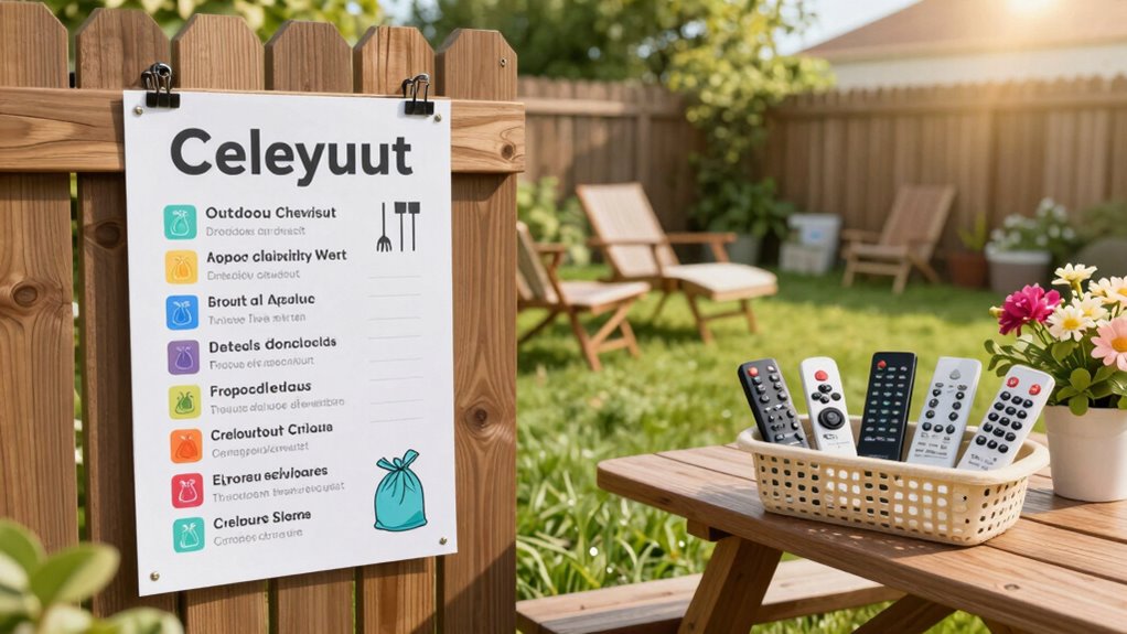 outdoor cleanup prevents loss