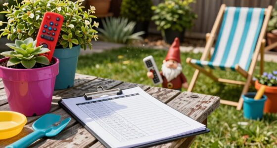 outdoor cleanup remote checklist