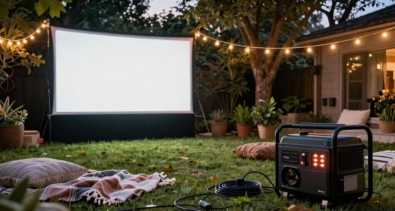 outdoor movie night power planning
