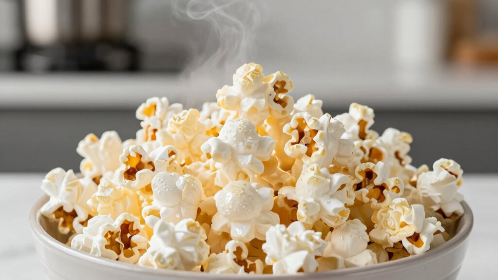 overhydration causes chewy popcorn