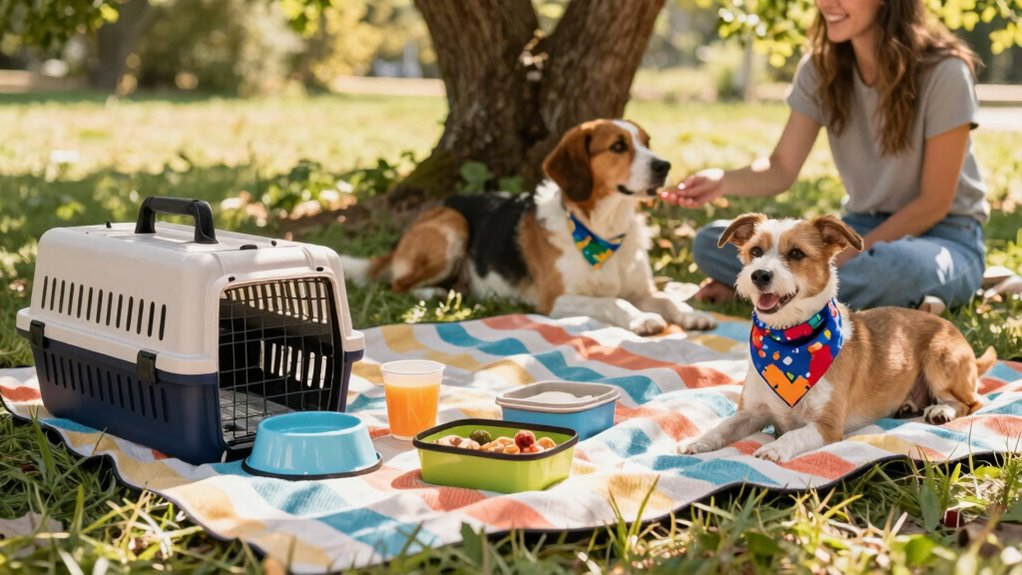pack pet essentials safely