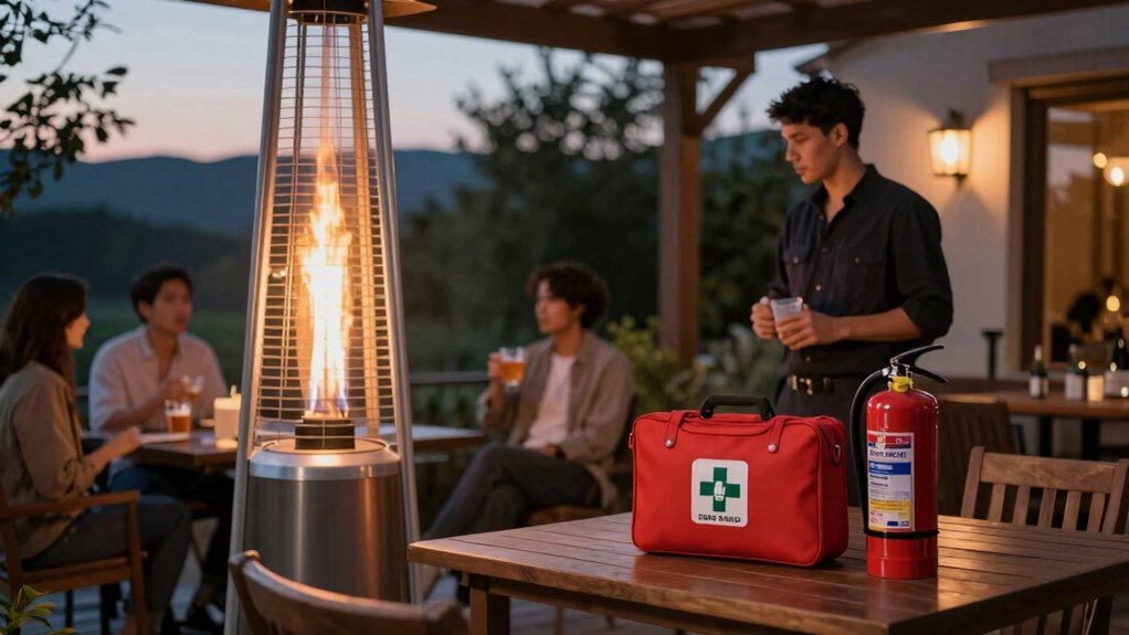 patio heater emergency procedures